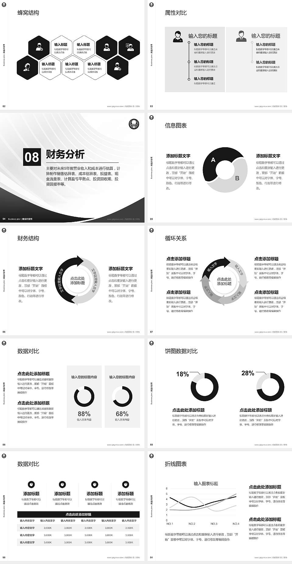 铁岭师范高等专科学校专用全国大学生互联网+创新创业大赛计划书/路演/网评PPT模板4:3格式幻灯片预览图10