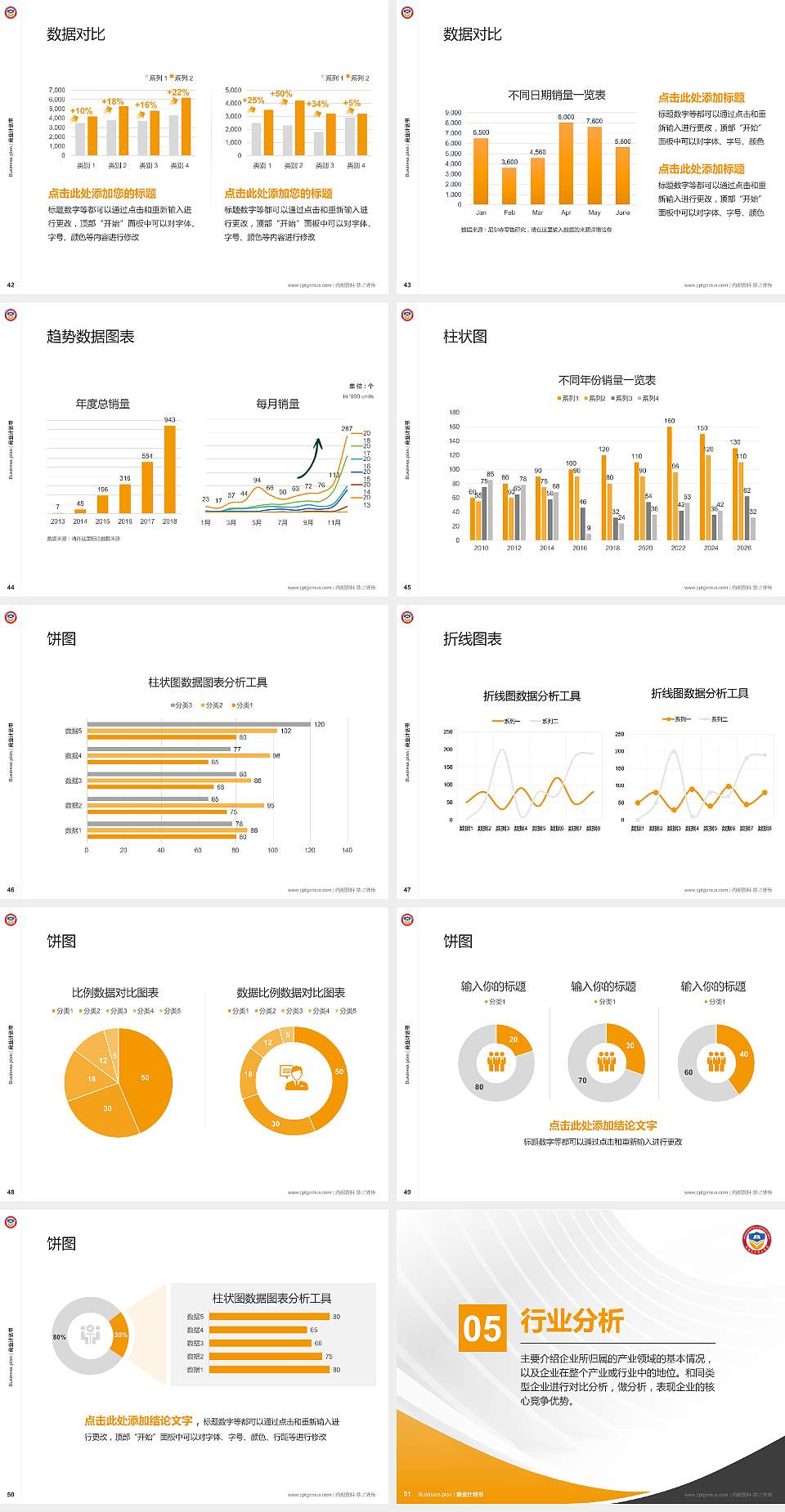 珠海艺术职业学院专用全国大学生互联网+创新创业大赛计划书/路演/网评PPT模板4:3格式幻灯片预览图6