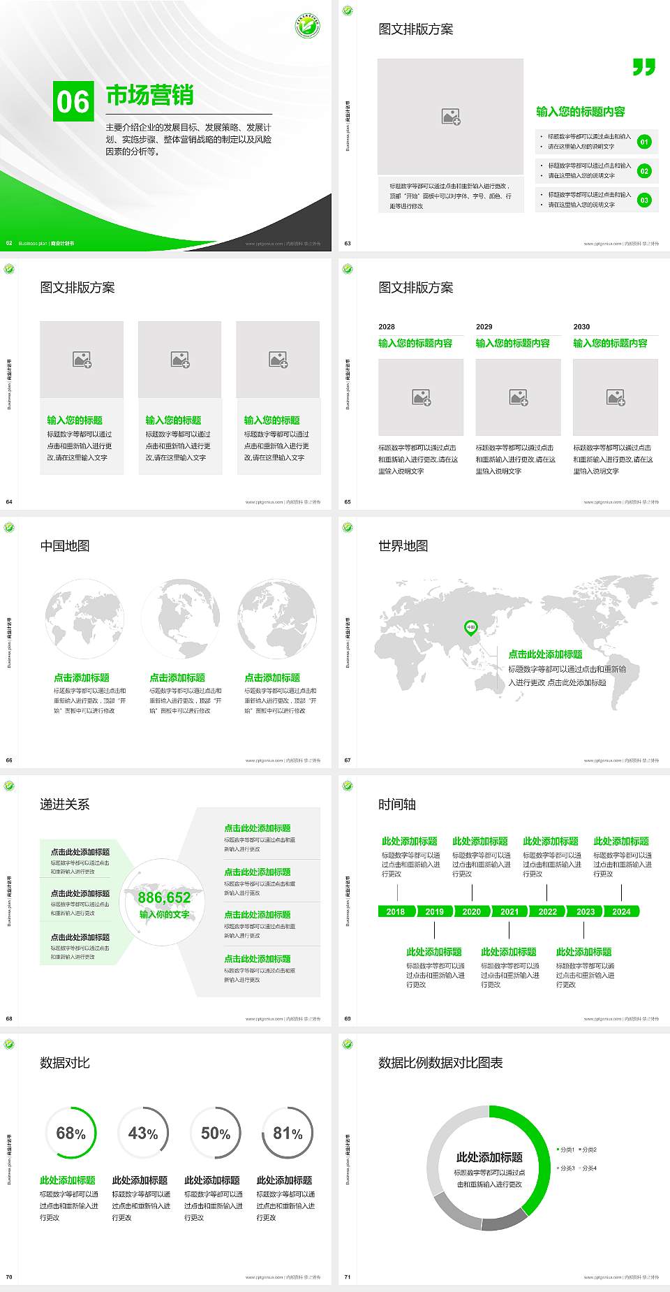 辽宁铁道职业技术学院专用全国大学生互联网+创新创业大赛计划书/路演/网评PPT模板4:3格式幻灯片预览图8