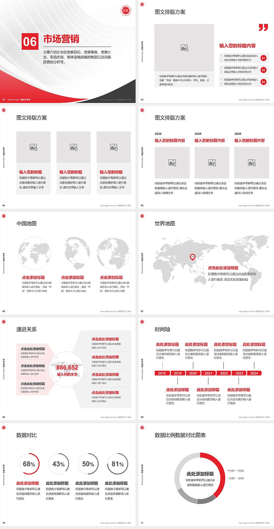 新疆医科大学专用全国大学生互联网+创新创业大赛计划书/路演/网评PPT模板4:3格式幻灯片预览图8