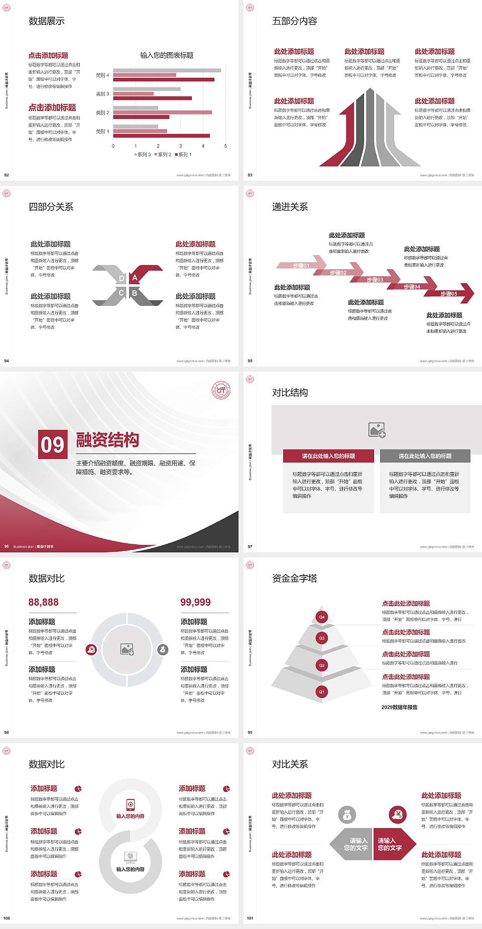 大连交通大学专用全国大学生互联网+创新创业大赛计划书/路演/网评PPT模板4:3格式幻灯片预览图11