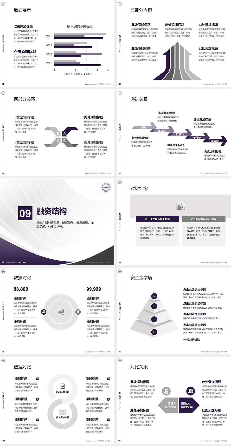 辽宁传媒学院专用全国大学生互联网+创新创业大赛计划书/路演/网评PPT模板4:3格式幻灯片预览图11