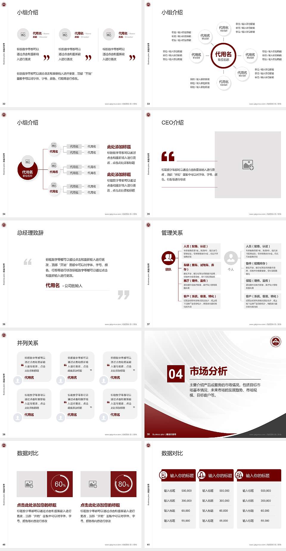 四川美术学院专用全国大学生互联网+创新创业大赛计划书/路演/网评PPT模板4:3格式幻灯片预览图5