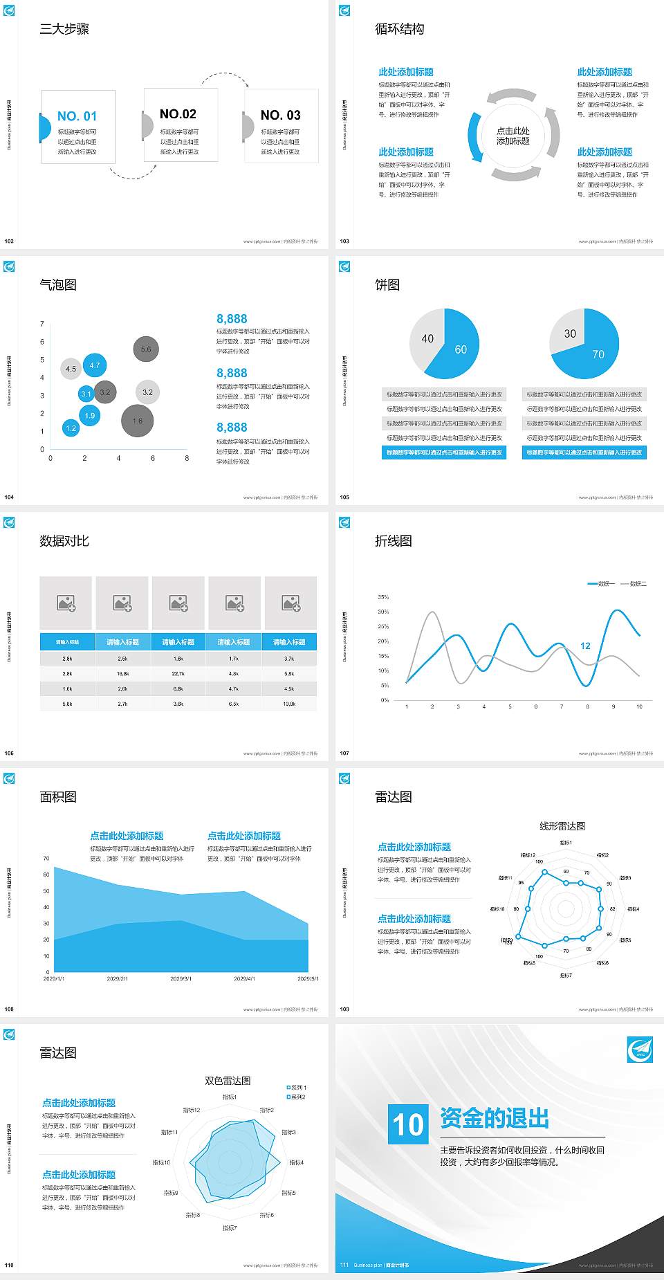 西安飞机工业公司职工工学院专用全国大学生互联网+创新创业大赛计划书/路演/网评PPT模板4:3格式幻灯片预览图12