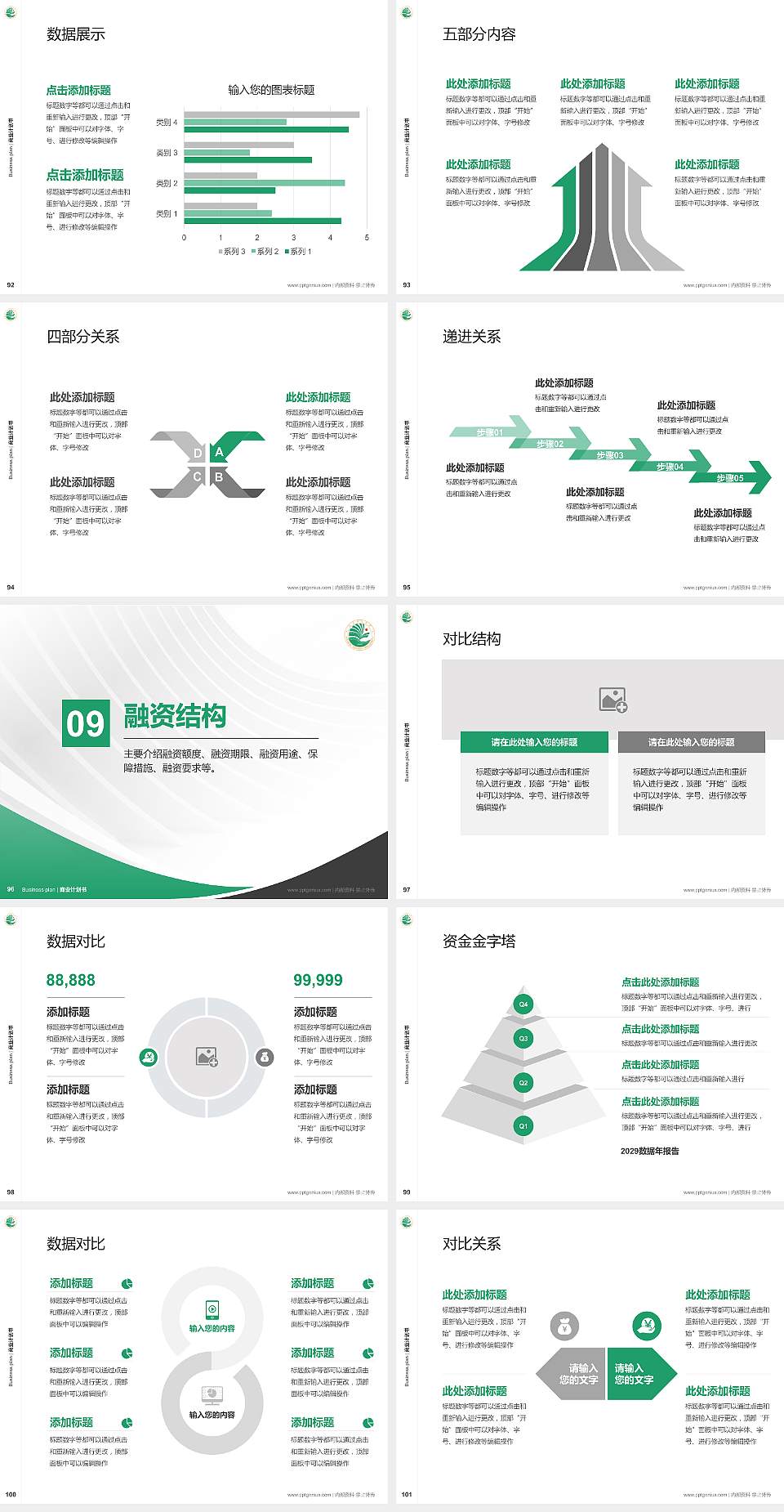 大庆师范学院专用全国大学生互联网+创新创业大赛计划书/路演/网评PPT模板4:3格式幻灯片预览图11