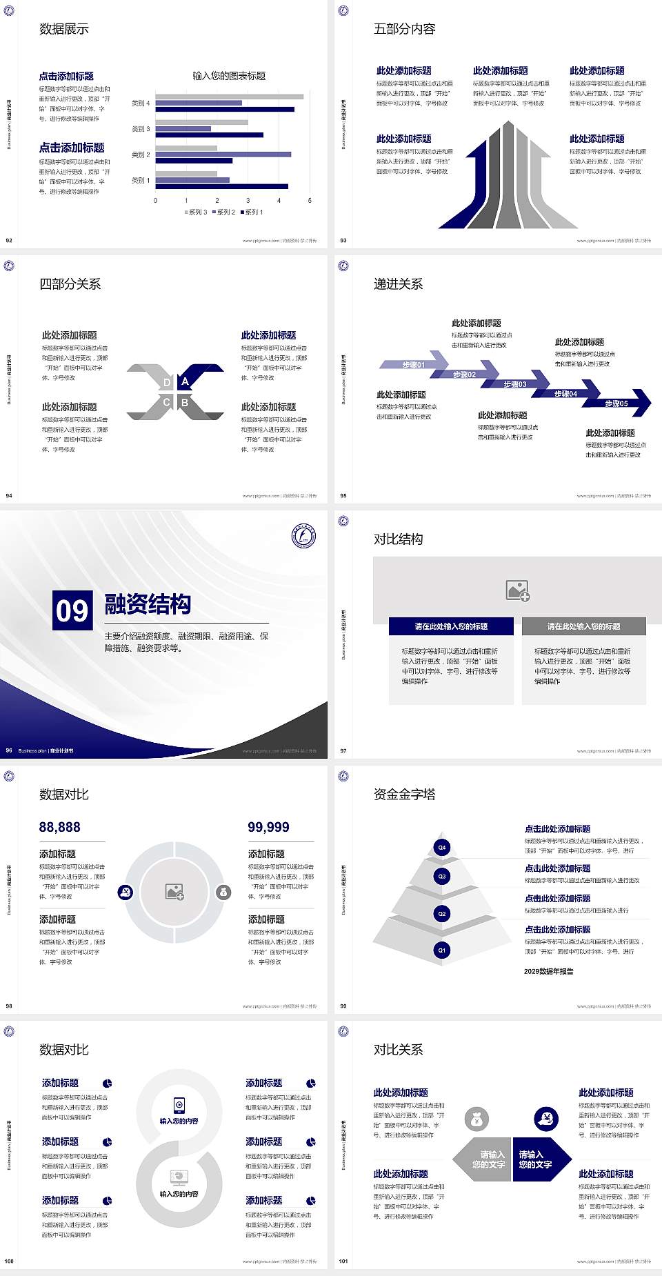 抚顺职业技术学院专用全国大学生互联网+创新创业大赛计划书/路演/网评PPT模板4:3格式幻灯片预览图11