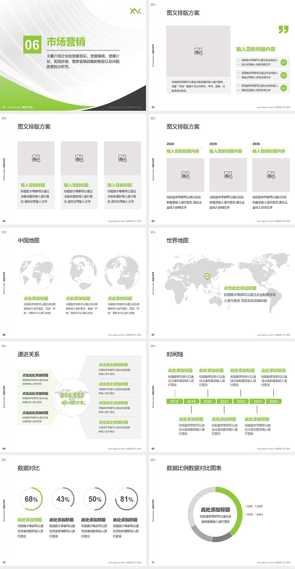 西安汽车科技职业学院专用全国大学生互联网+创新创业大赛计划书/路演/网评PPT模板4:3格式幻灯片预览图8