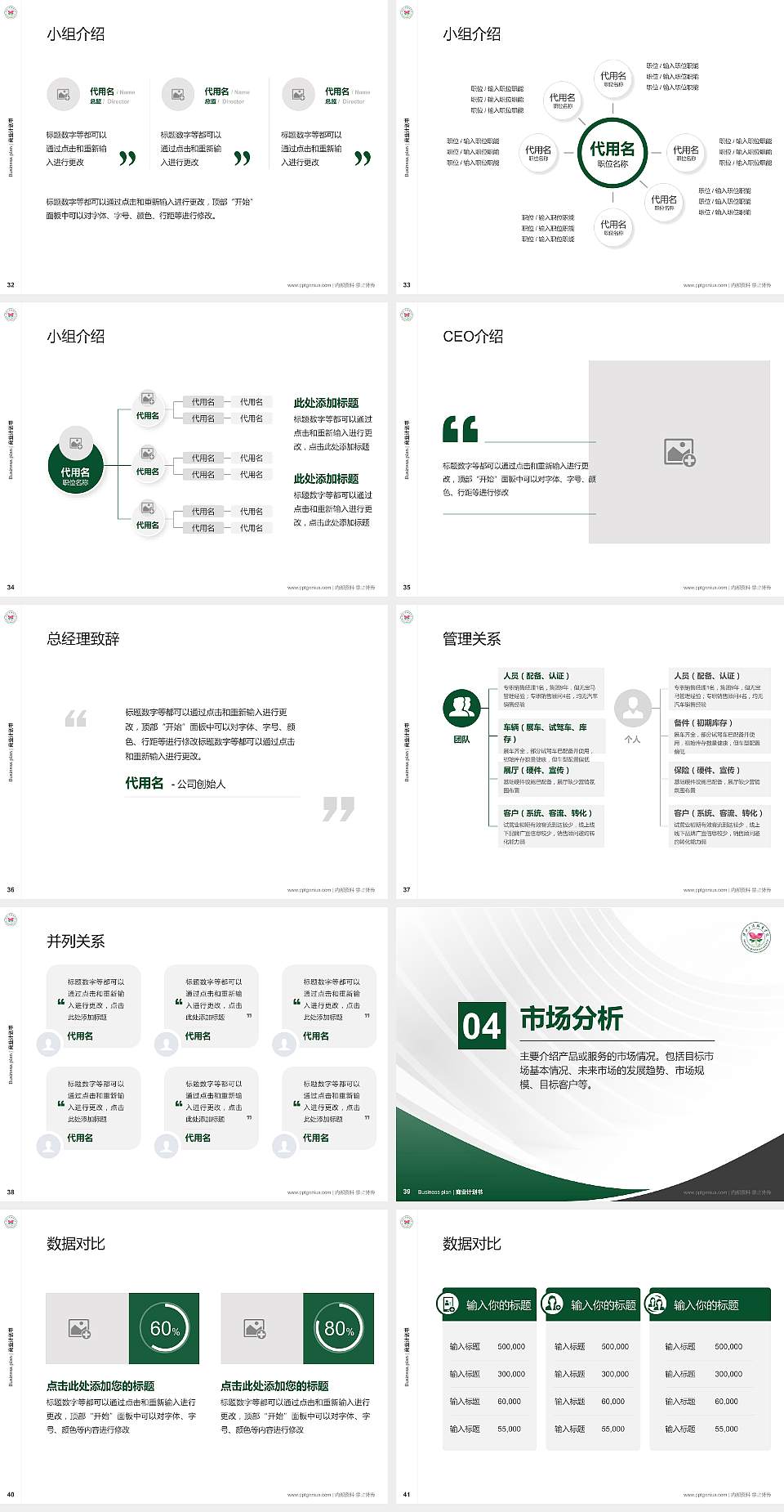 陕西工商职业学院专用全国大学生互联网+创新创业大赛计划书/路演/网评PPT模板4:3格式幻灯片预览图5