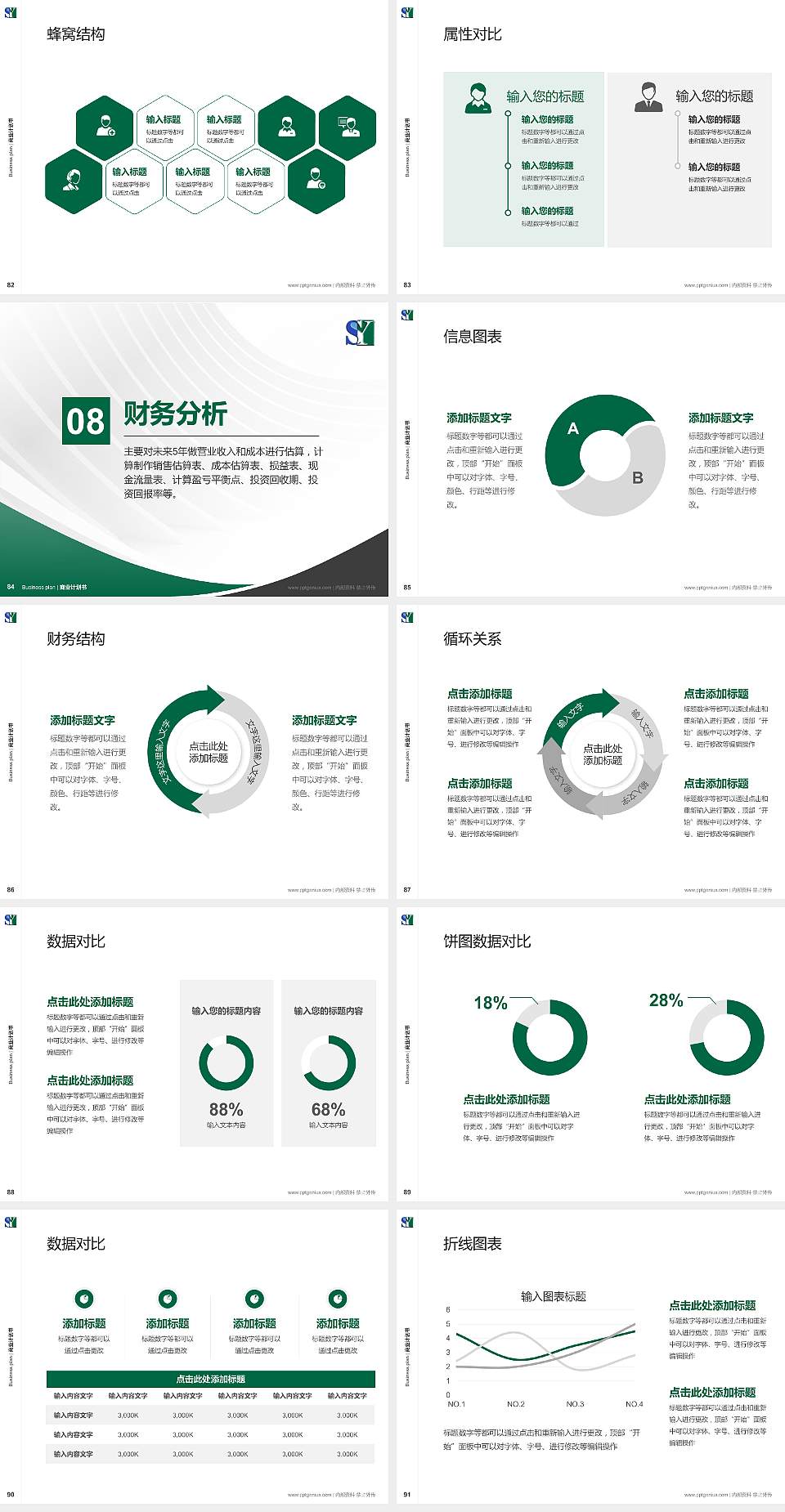 辽宁税务高等专科学校专用全国大学生互联网+创新创业大赛计划书/路演/网评PPT模板4:3格式幻灯片预览图10