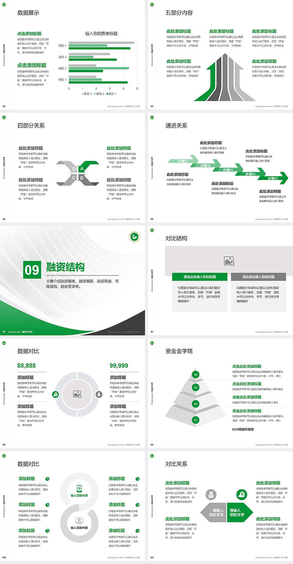 陕西中医药大学专用全国大学生互联网+创新创业大赛计划书/路演/网评PPT模板4:3格式幻灯片预览图11