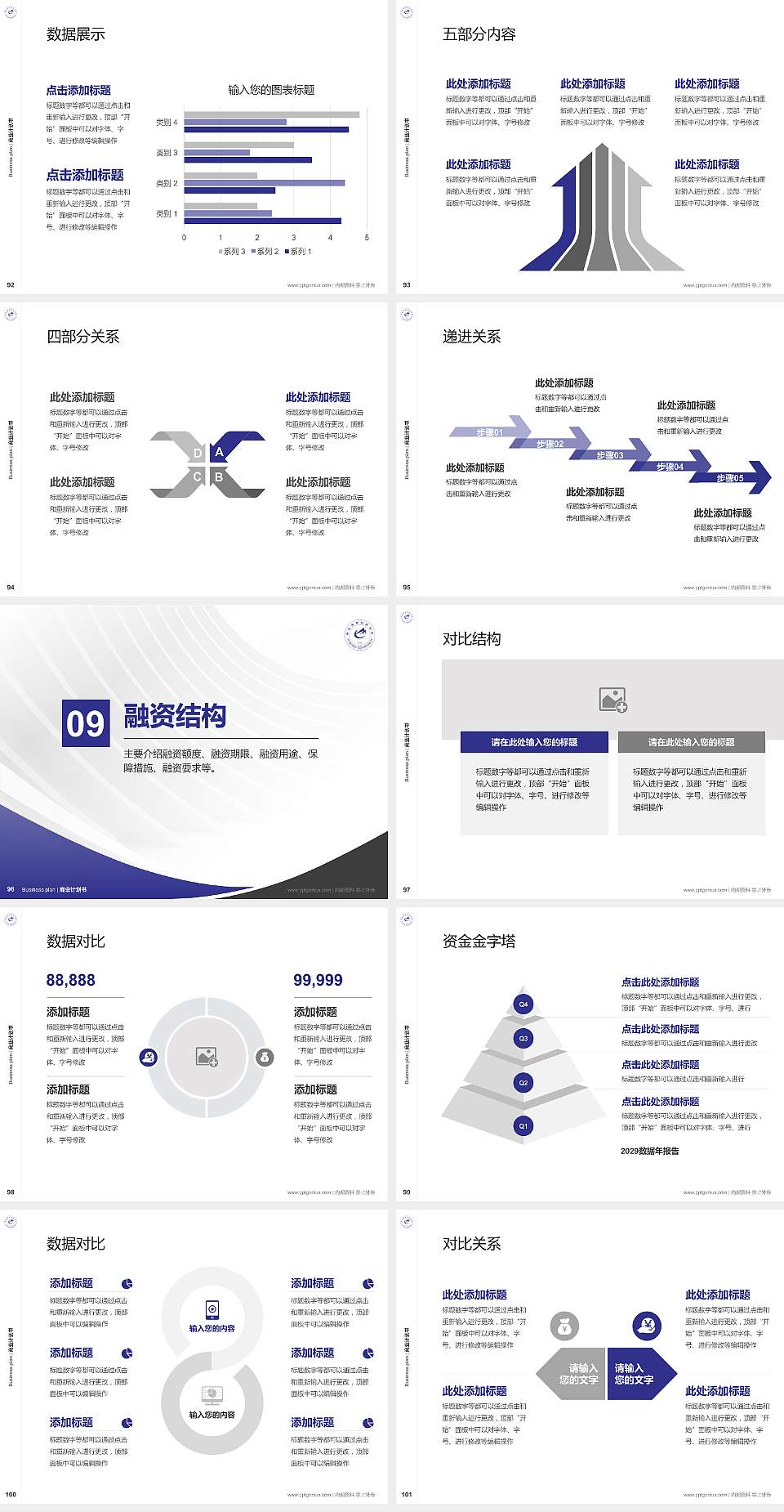 西安高新科技职业学院专用全国大学生互联网+创新创业大赛计划书/路演/网评PPT模板4:3格式幻灯片预览图11