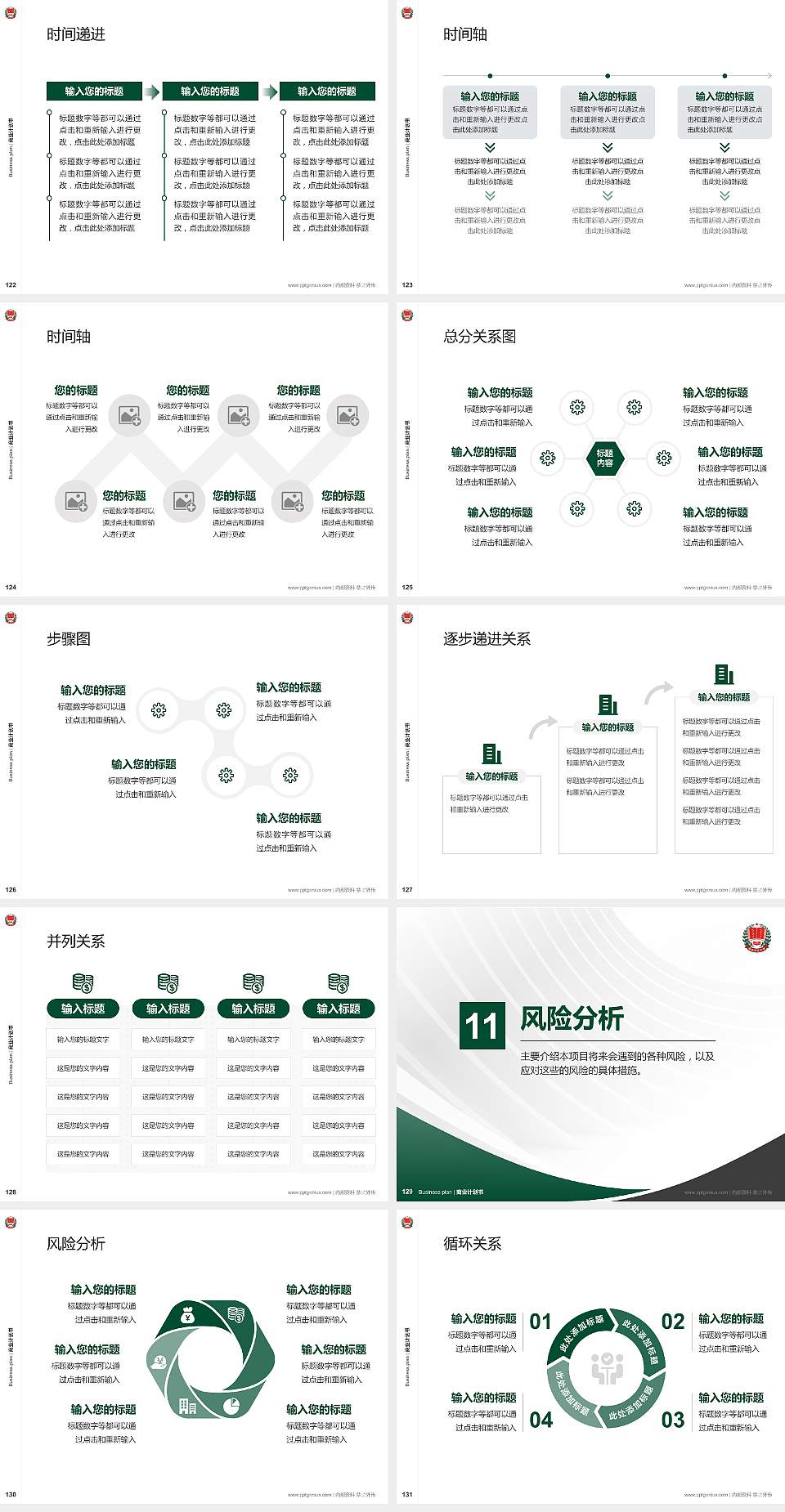 渭南师范学院专用全国大学生互联网+创新创业大赛计划书/路演/网评PPT模板4:3格式幻灯片预览图14