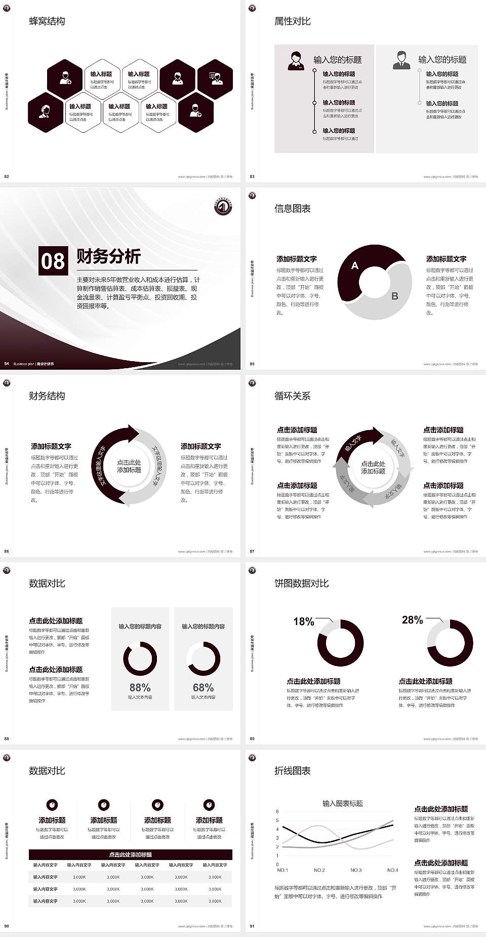 青海高等职业技术学院专用全国大学生互联网+创新创业大赛计划书/路演/网评PPT模板4:3格式幻灯片预览图10