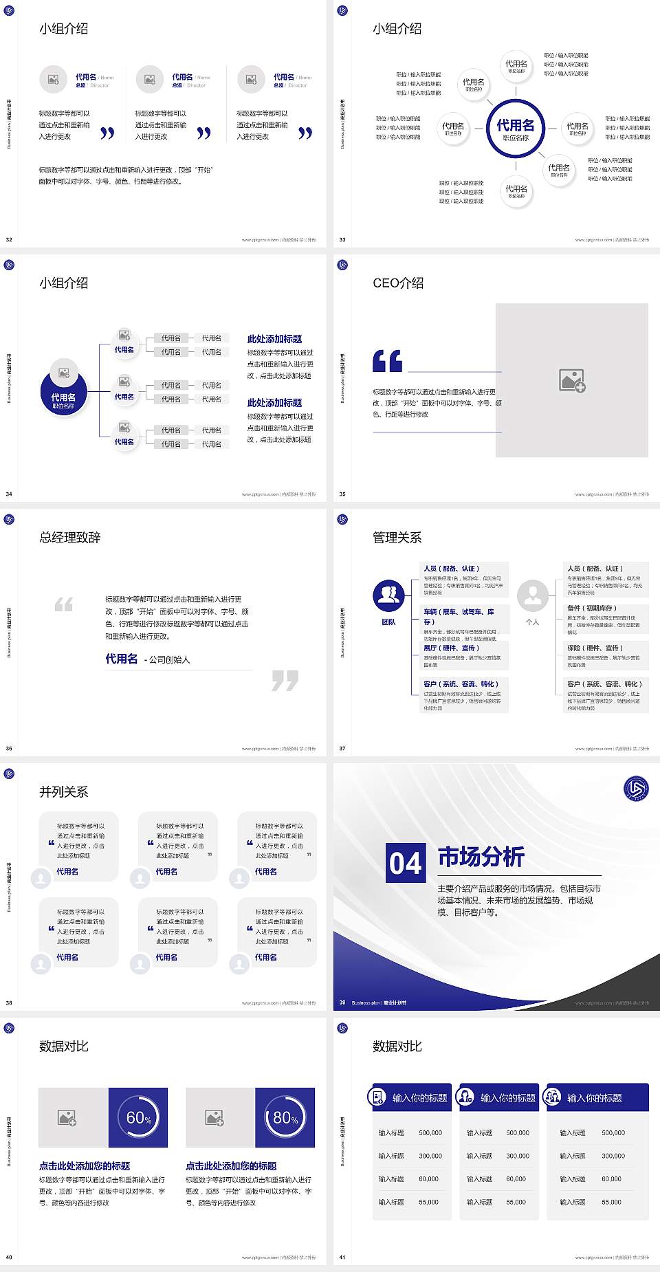 西安汽车职业大学专用全国大学生互联网+创新创业大赛计划书/路演/网评PPT模板4:3格式幻灯片预览图5