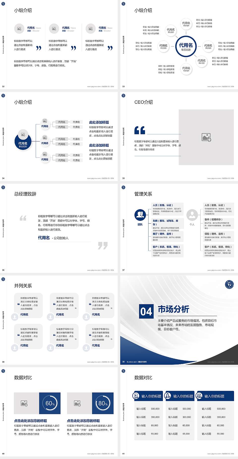 陕西经济管理职业技术学院专用全国大学生互联网+创新创业大赛计划书/路演/网评PPT模板4:3格式幻灯片预览图5