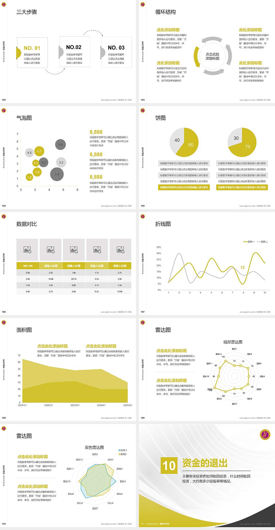 黑龙江幼儿师范高等专科学校专用全国大学生互联网+创新创业大赛计划书/路演/网评PPT模板4:3格式幻灯片预览图12