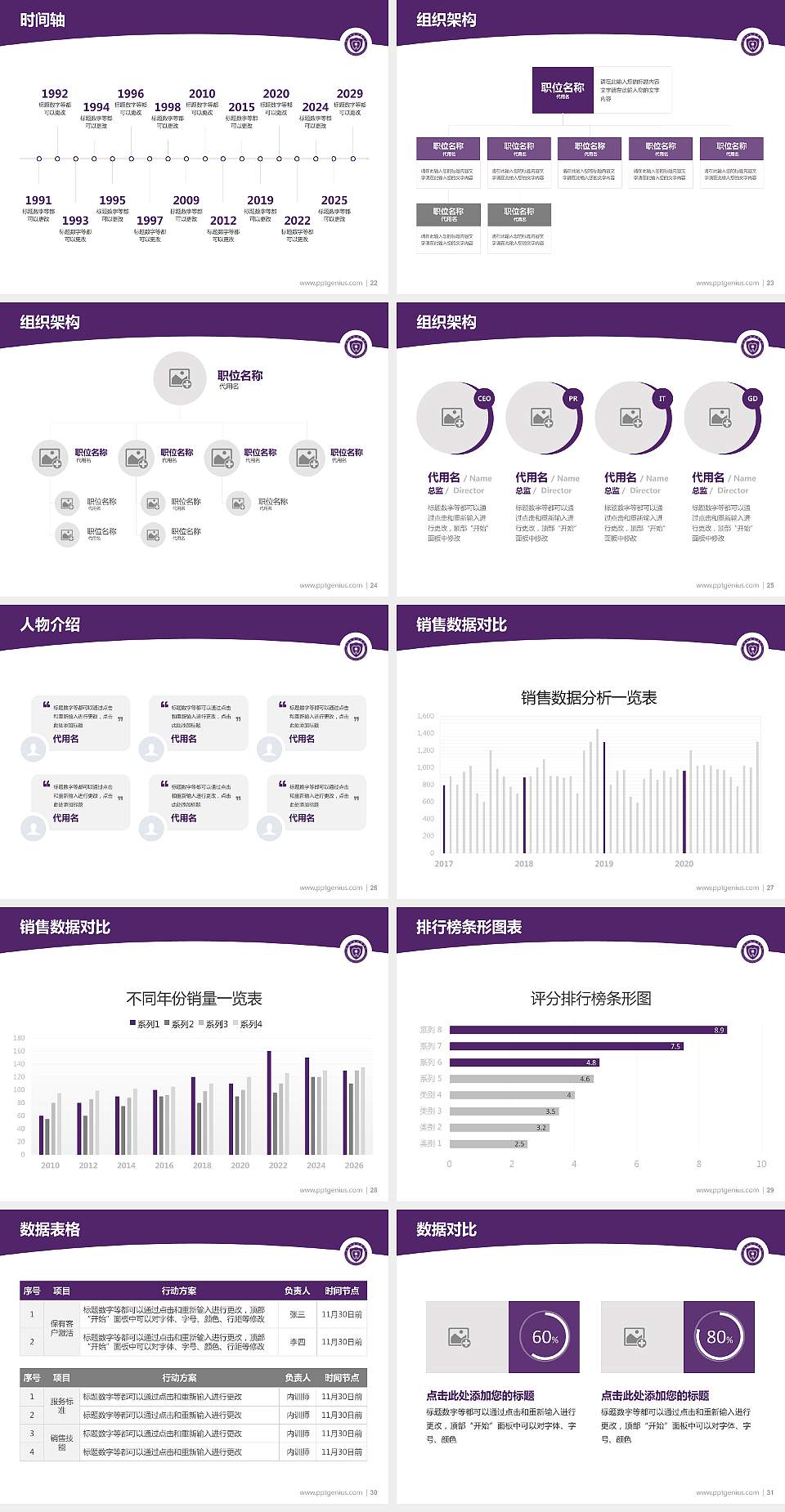 资阳口腔职业学院学术汇报/学术交流研讨会通用PPT模板下载4:3格式幻灯片预览图4