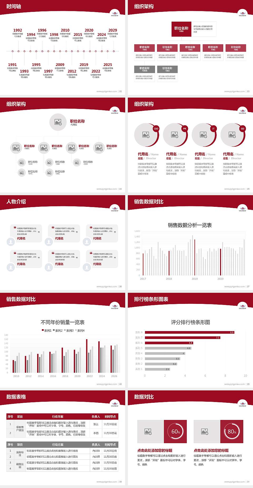 宿州航空职业学院学术汇报/学术交流研讨会通用PPT模板下载4:3格式幻灯片预览图4