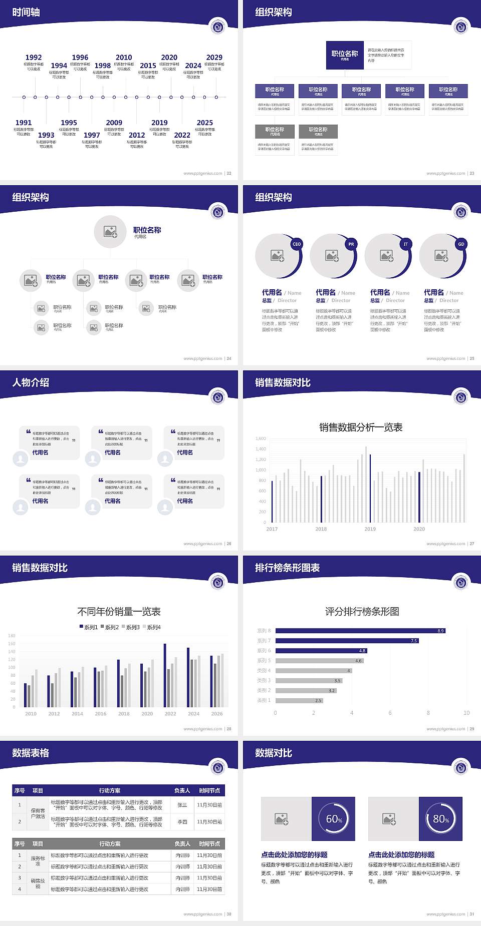 甘肃警察职业学院学术汇报/学术交流研讨会通用PPT模板下载4:3格式幻灯片预览图4