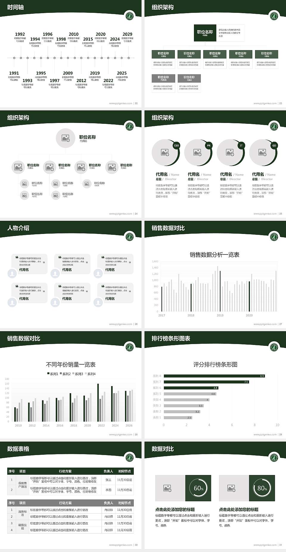福建生物工程职业技术学院学术汇报/学术交流研讨会通用PPT模板下载4:3格式幻灯片预览图4