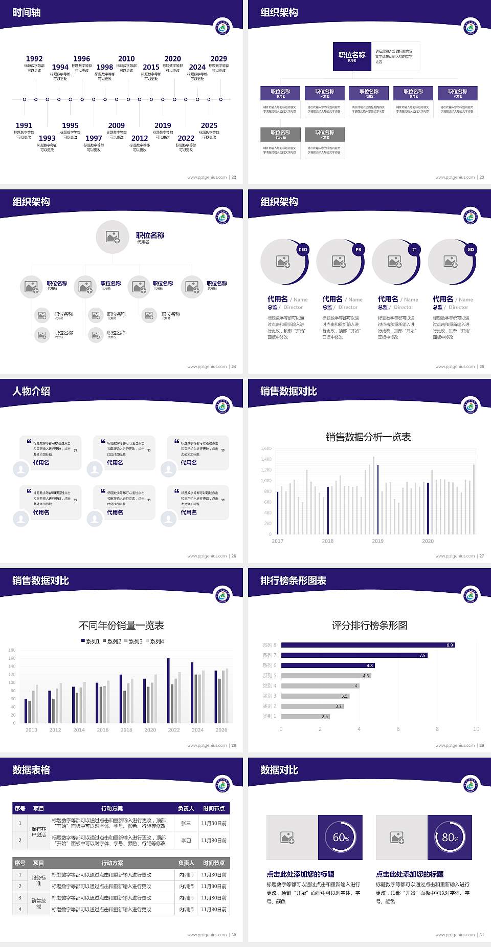 吉林农业科技学院学术汇报/学术交流研讨会通用PPT模板下载4:3格式幻灯片预览图4