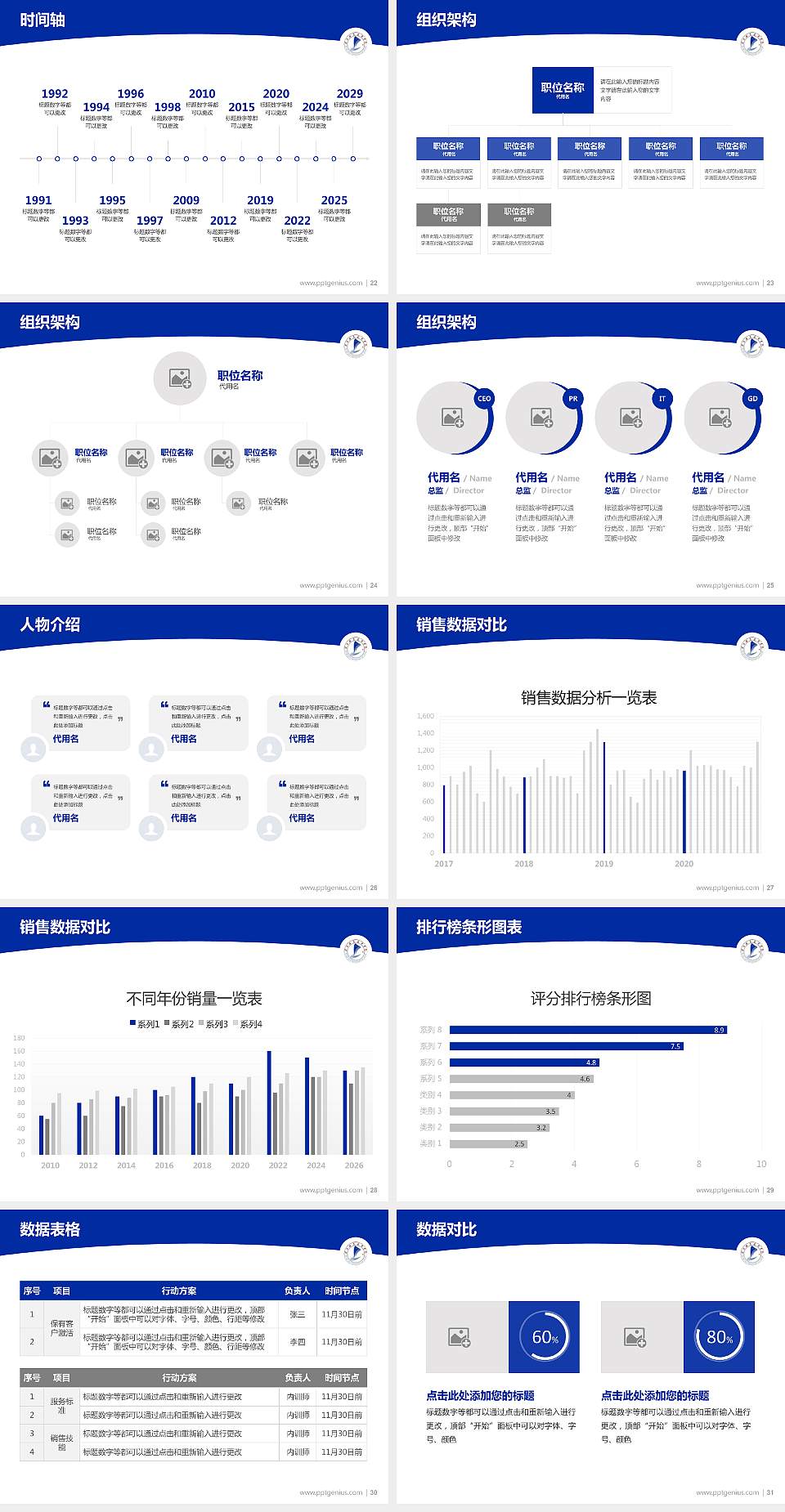 渭南职业技术学院学术汇报/学术交流研讨会通用PPT模板下载4:3格式幻灯片预览图4