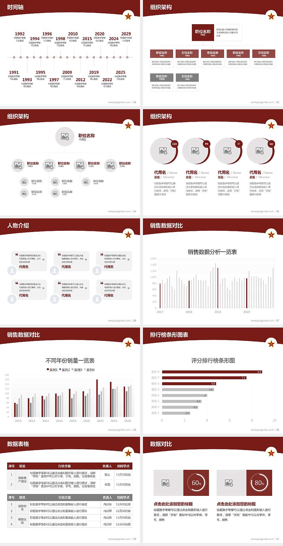 中国人民解放军西安通信学院学术汇报/学术交流研讨会通用PPT模板下载4:3格式幻灯片预览图4