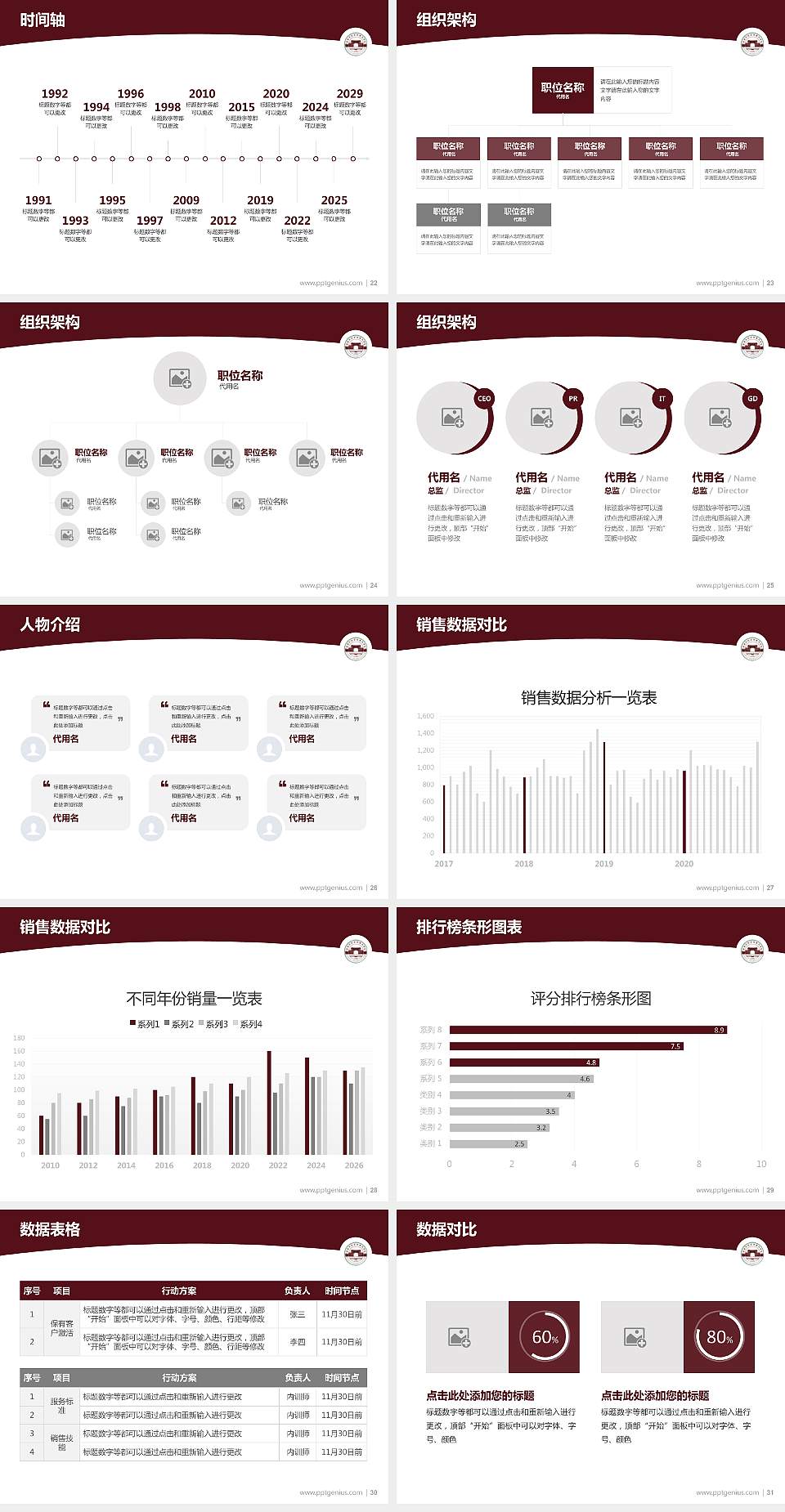 琼台师范高等专科学校学术汇报/学术交流研讨会通用PPT模板下载4:3格式幻灯片预览图4