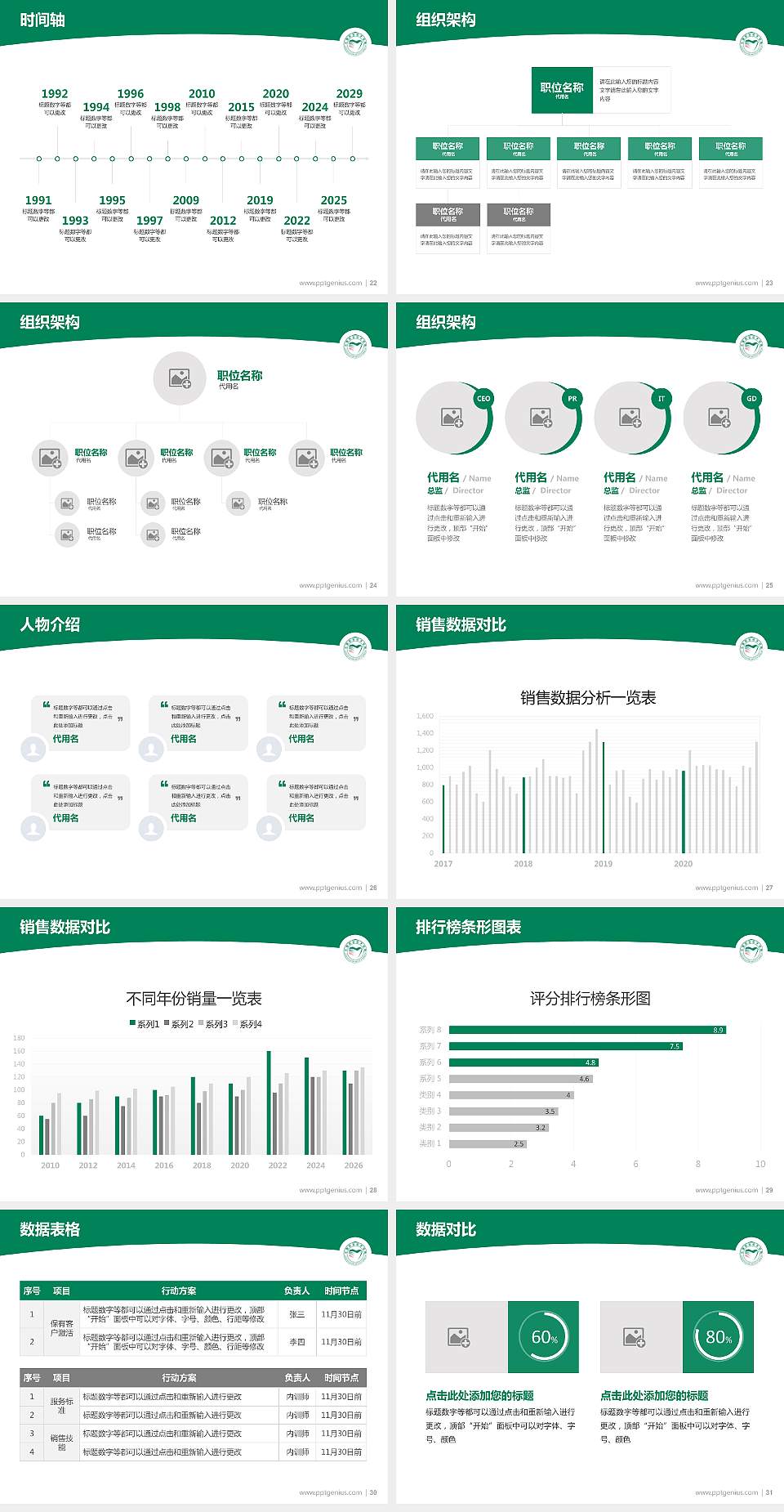 长春职业技术学院学术汇报/学术交流研讨会通用PPT模板下载4:3格式幻灯片预览图4