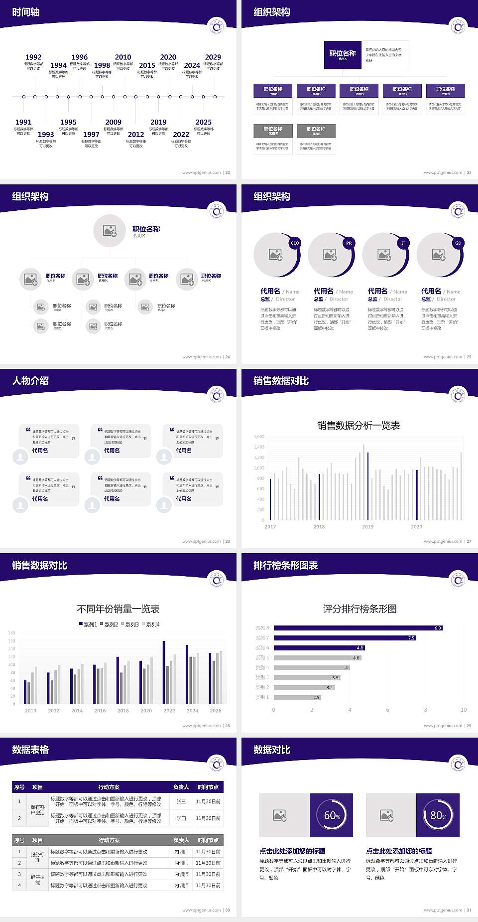 钦州学院学术汇报/学术交流研讨会通用PPT模板下载4:3格式幻灯片预览图4
