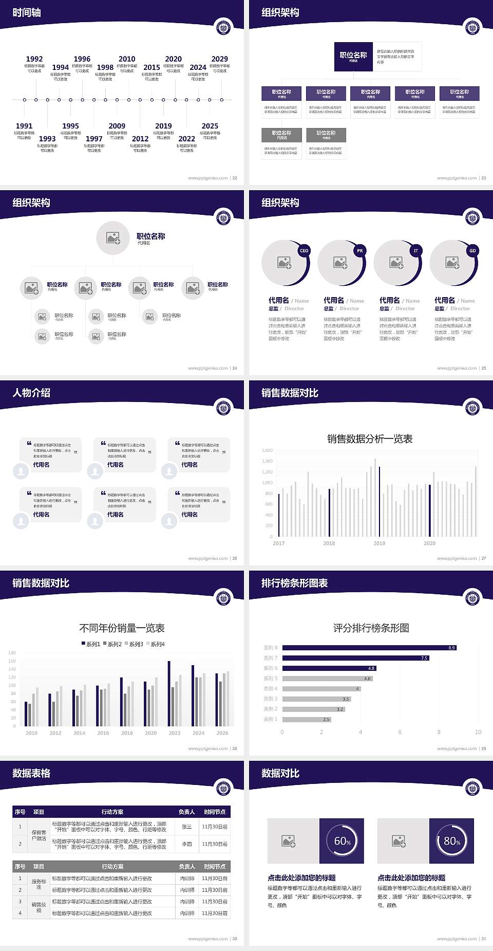 陕西国防工业职业技术学院学术汇报/学术交流研讨会通用PPT模板下载4:3格式幻灯片预览图4
