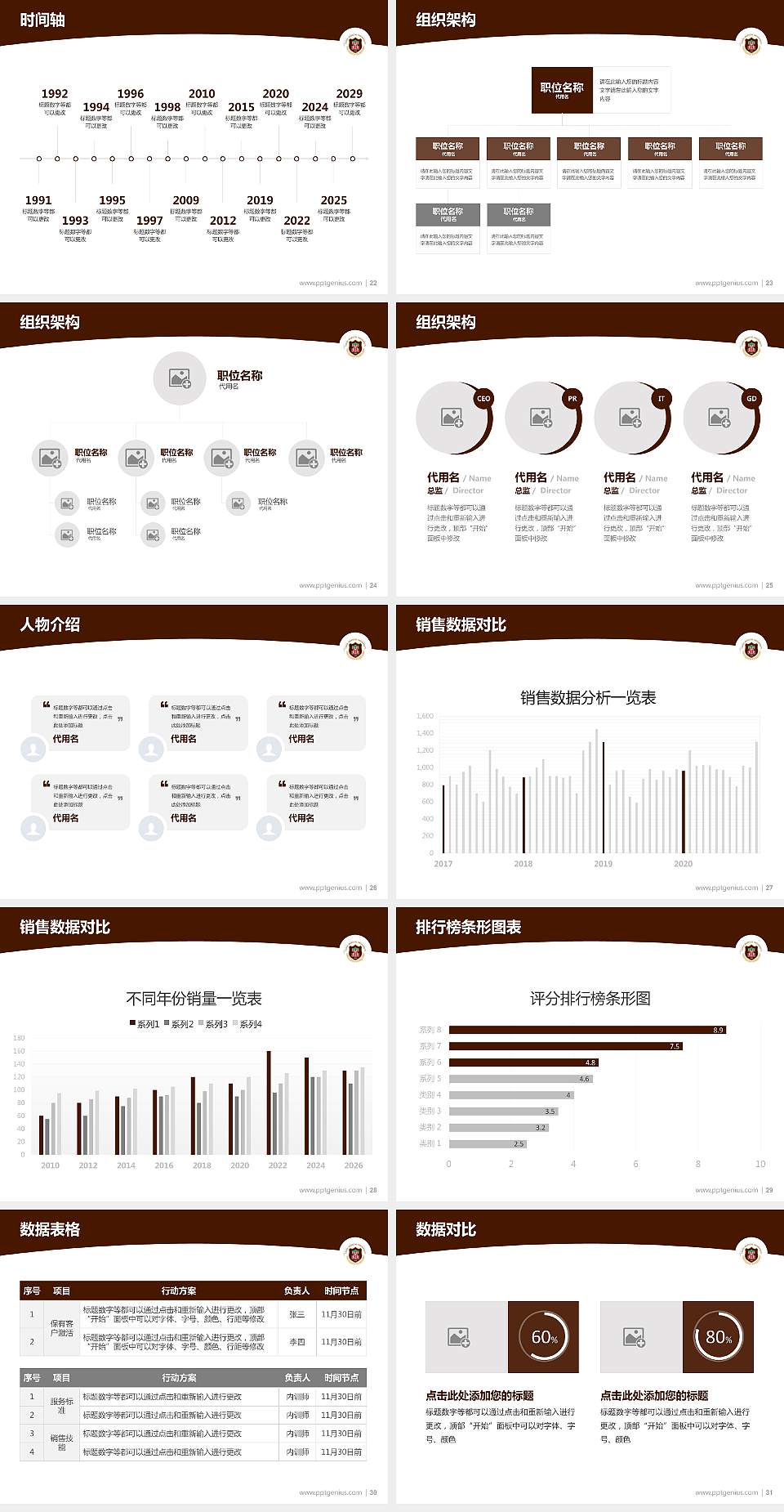 台北医学大学学术汇报/学术交流研讨会通用PPT模板下载4:3格式幻灯片预览图4