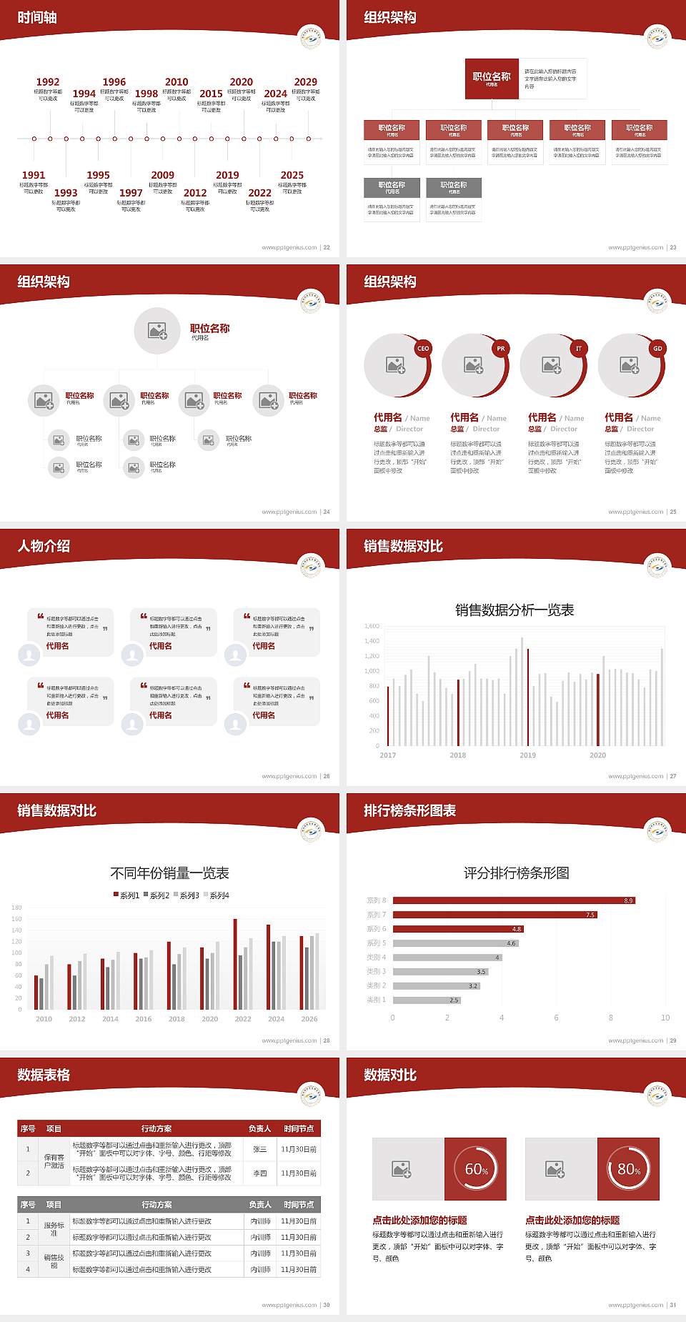 郑州财税金融职业学院学术汇报/学术交流研讨会通用PPT模板下载4:3格式幻灯片预览图4