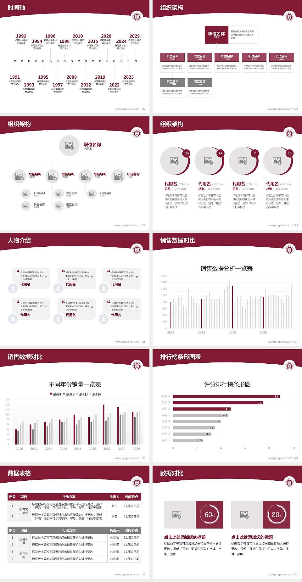 温州医科大学学术汇报/学术交流研讨会通用PPT模板下载4:3格式幻灯片预览图4