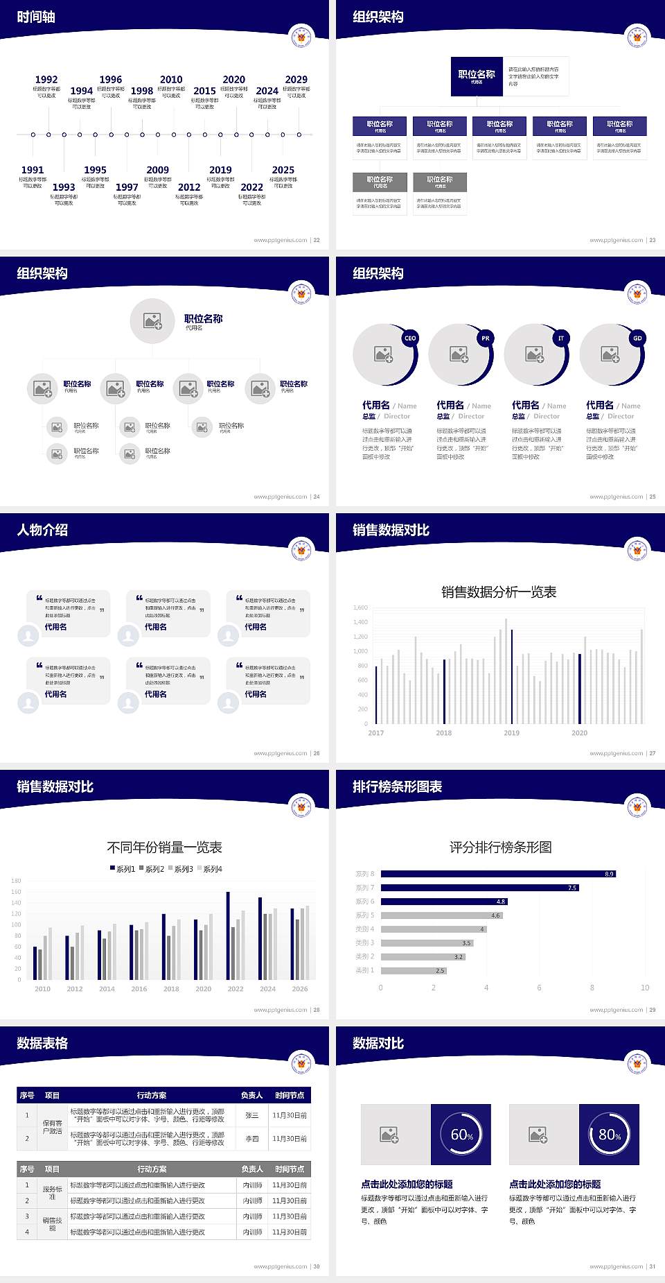台湾阳明大学学术汇报/学术交流研讨会通用PPT模板下载4:3格式幻灯片预览图4
