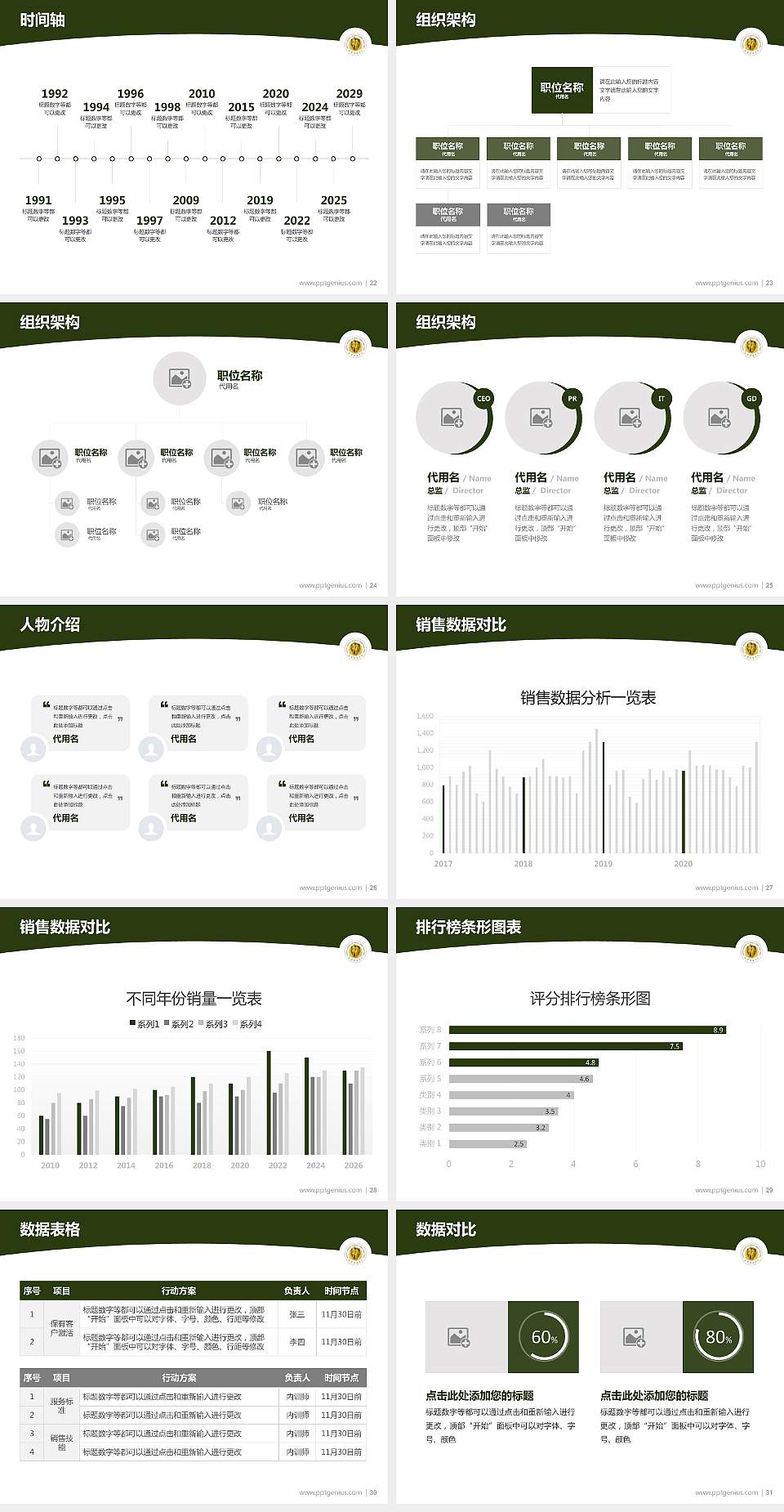 武警后勤学院学术汇报/学术交流研讨会通用PPT模板下载4:3格式幻灯片预览图4
