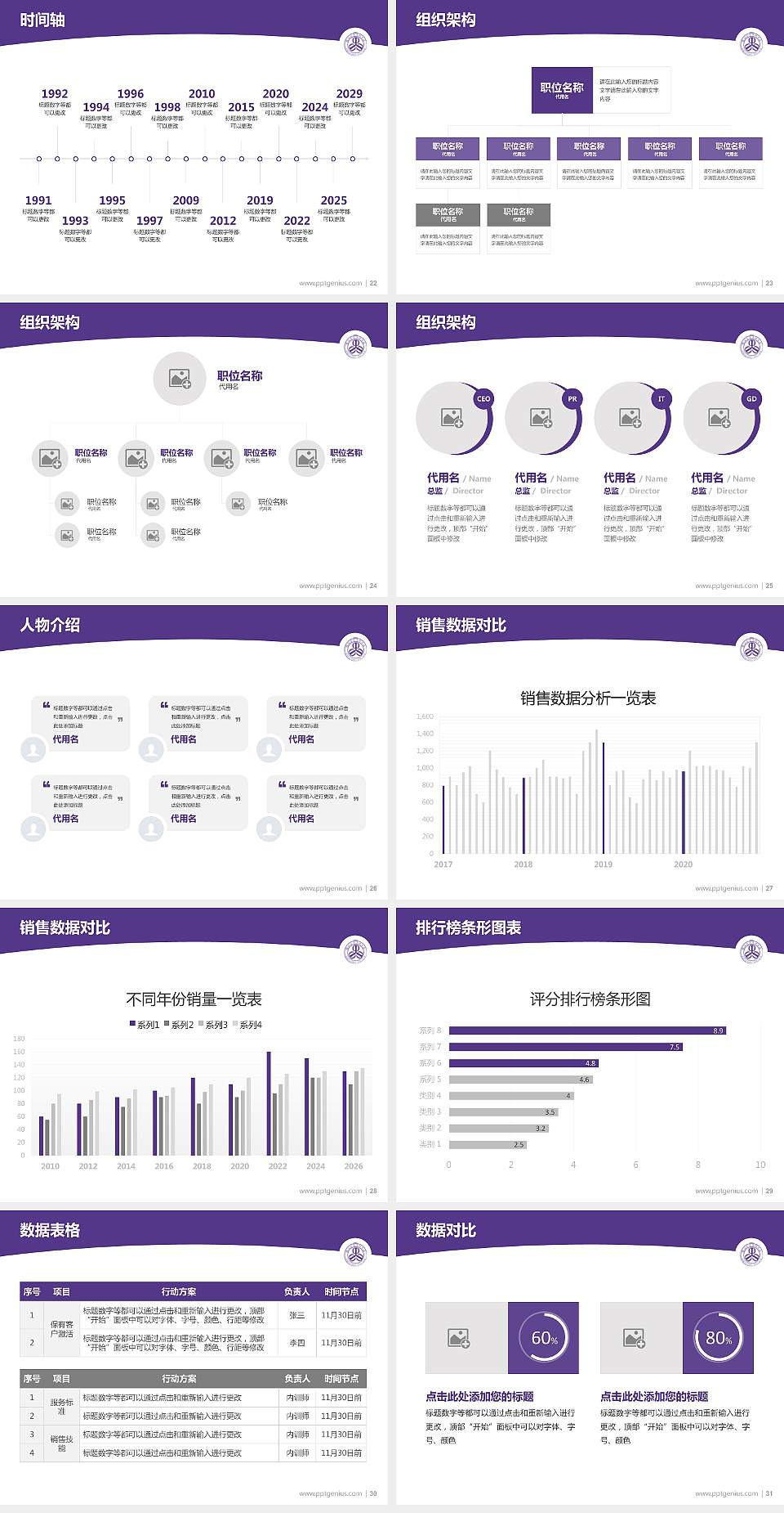 镇江市高等专科学校学术汇报/学术交流研讨会通用PPT模板下载4:3格式幻灯片预览图4