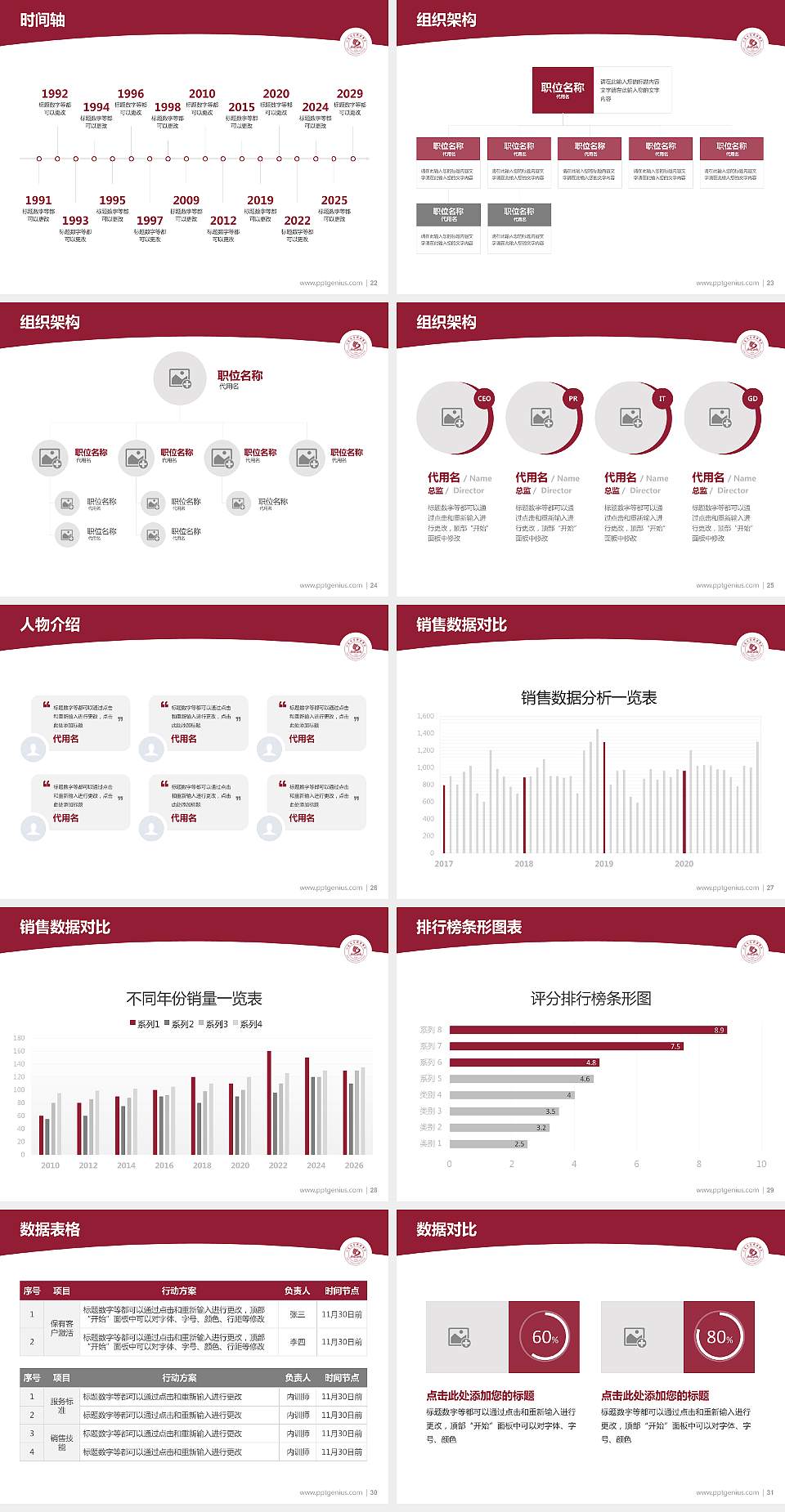 江苏商贸职业学院学术汇报/学术交流研讨会通用PPT模板下载4:3格式幻灯片预览图4