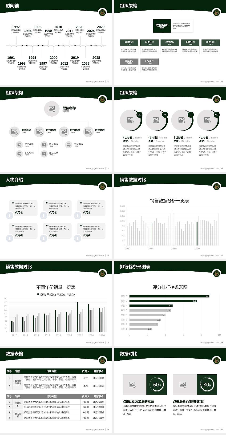 中国人民武装警察部队特种警察学院学术汇报/学术交流研讨会通用PPT模板下载4:3格式幻灯片预览图4