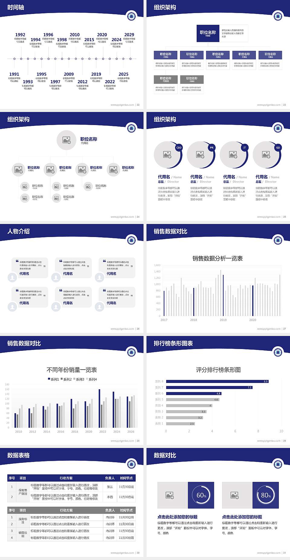武汉城市职业学院学术汇报/学术交流研讨会通用PPT模板下载4:3格式幻灯片预览图4