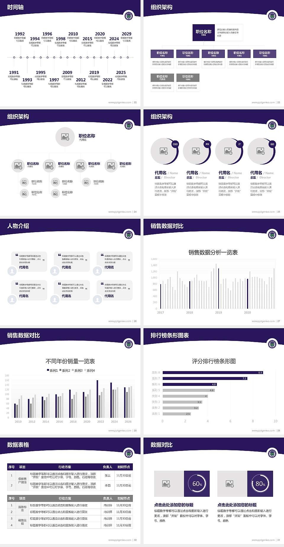南京森林警察学院学术汇报/学术交流研讨会通用PPT模板下载4:3格式幻灯片预览图4