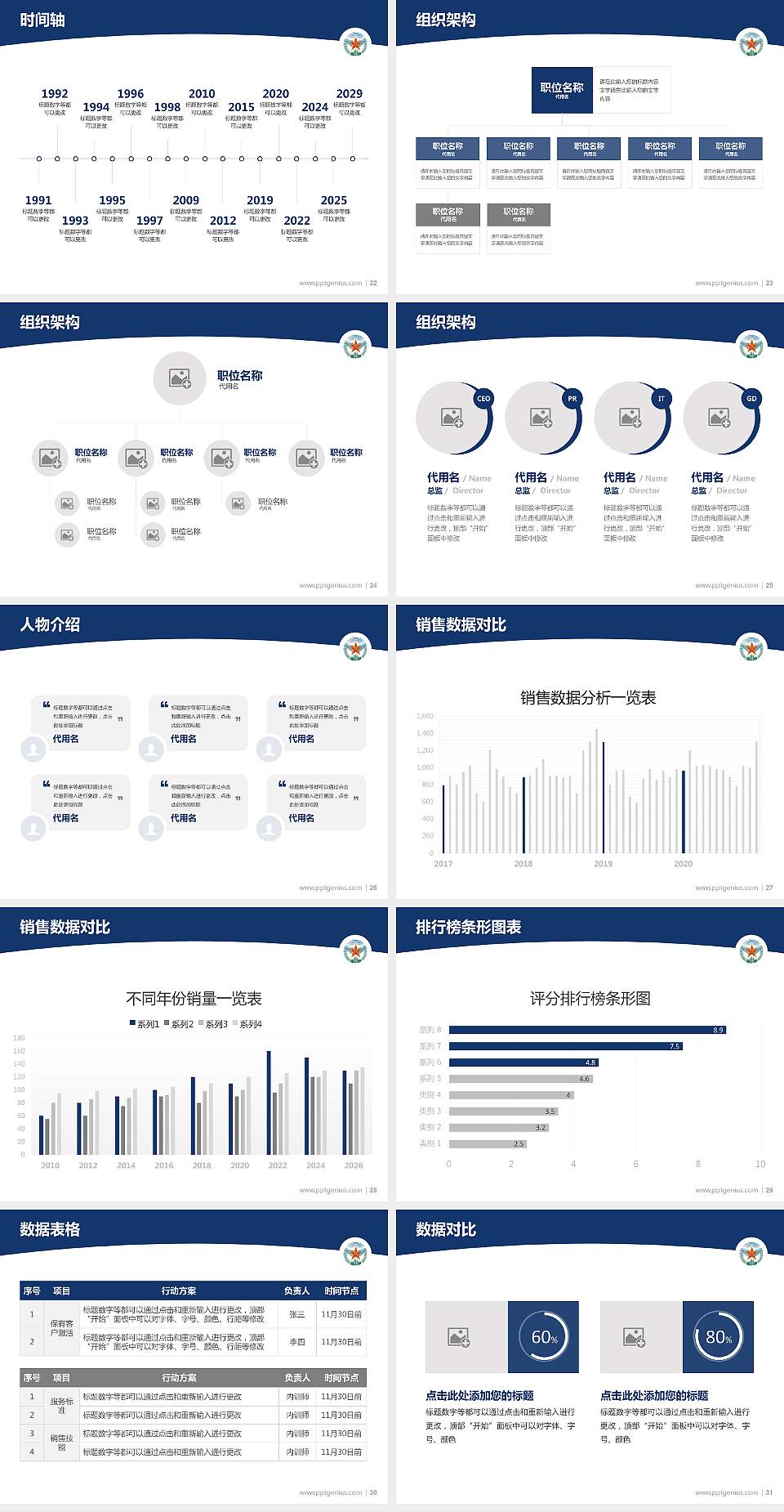 空军工程大学学术汇报/学术交流研讨会通用PPT模板下载4:3格式幻灯片预览图4