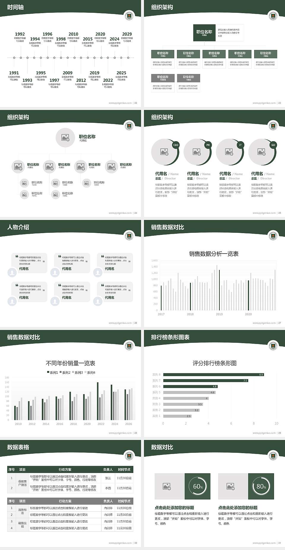 陆军工程大学学术汇报/学术交流研讨会通用PPT模板下载4:3格式幻灯片预览图4