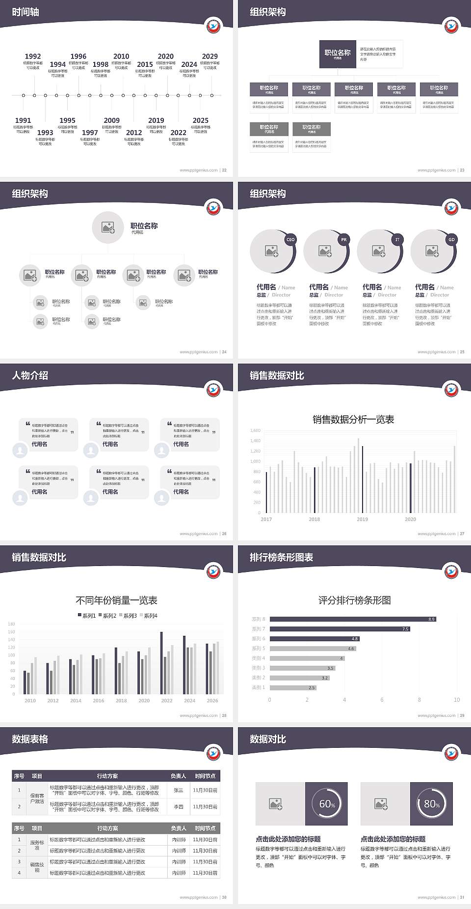 黄冈科技职业学院学术汇报/学术交流研讨会通用PPT模板下载4:3格式幻灯片预览图4