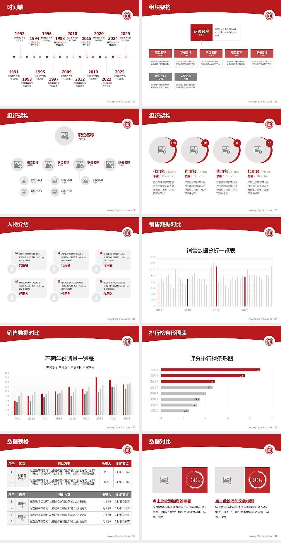 枣庄学院学术汇报/学术交流研讨会通用PPT模板下载4:3格式幻灯片预览图4