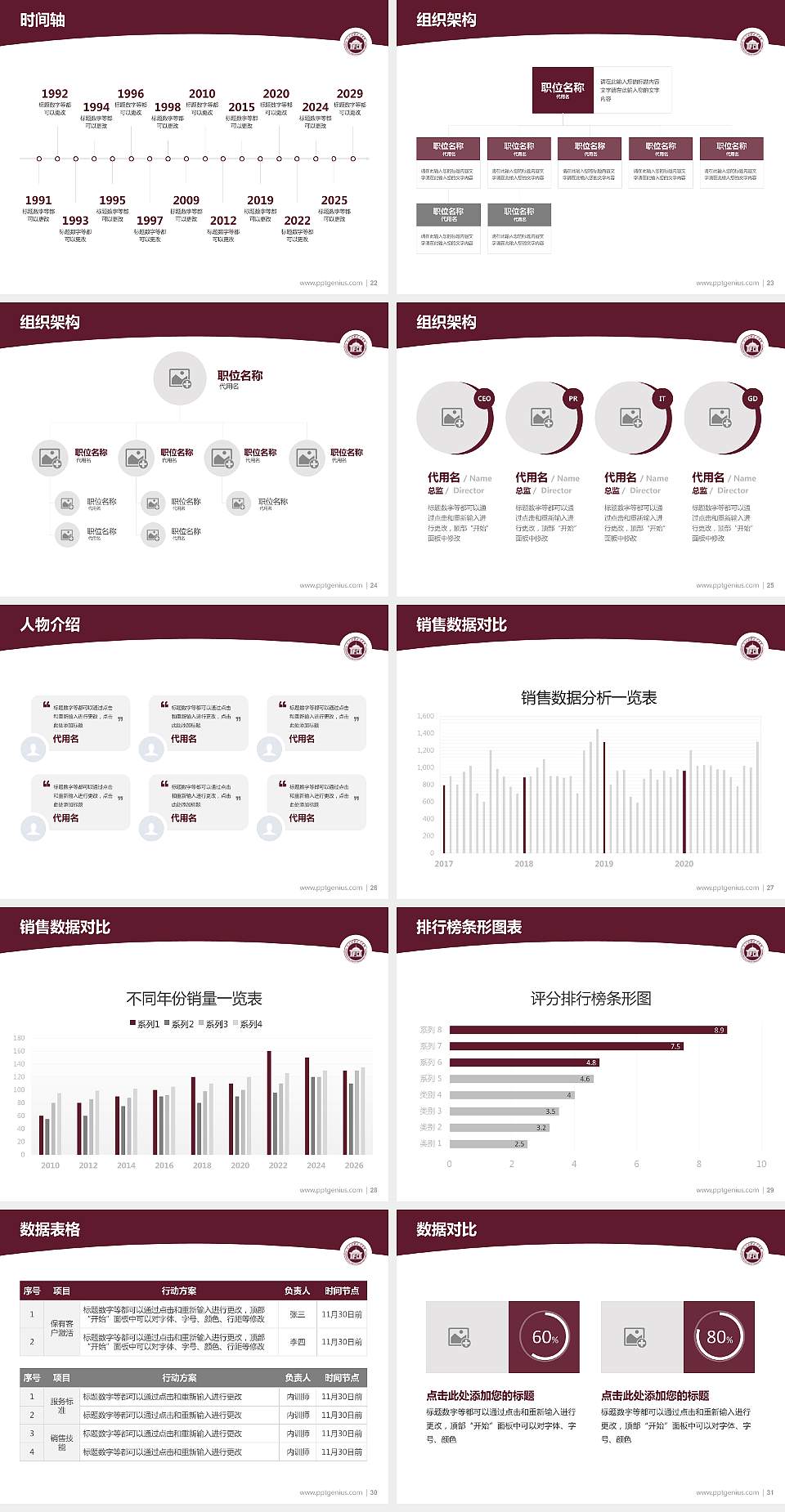 广东财贸职业学院学术汇报/学术交流研讨会通用PPT模板下载4:3格式幻灯片预览图4