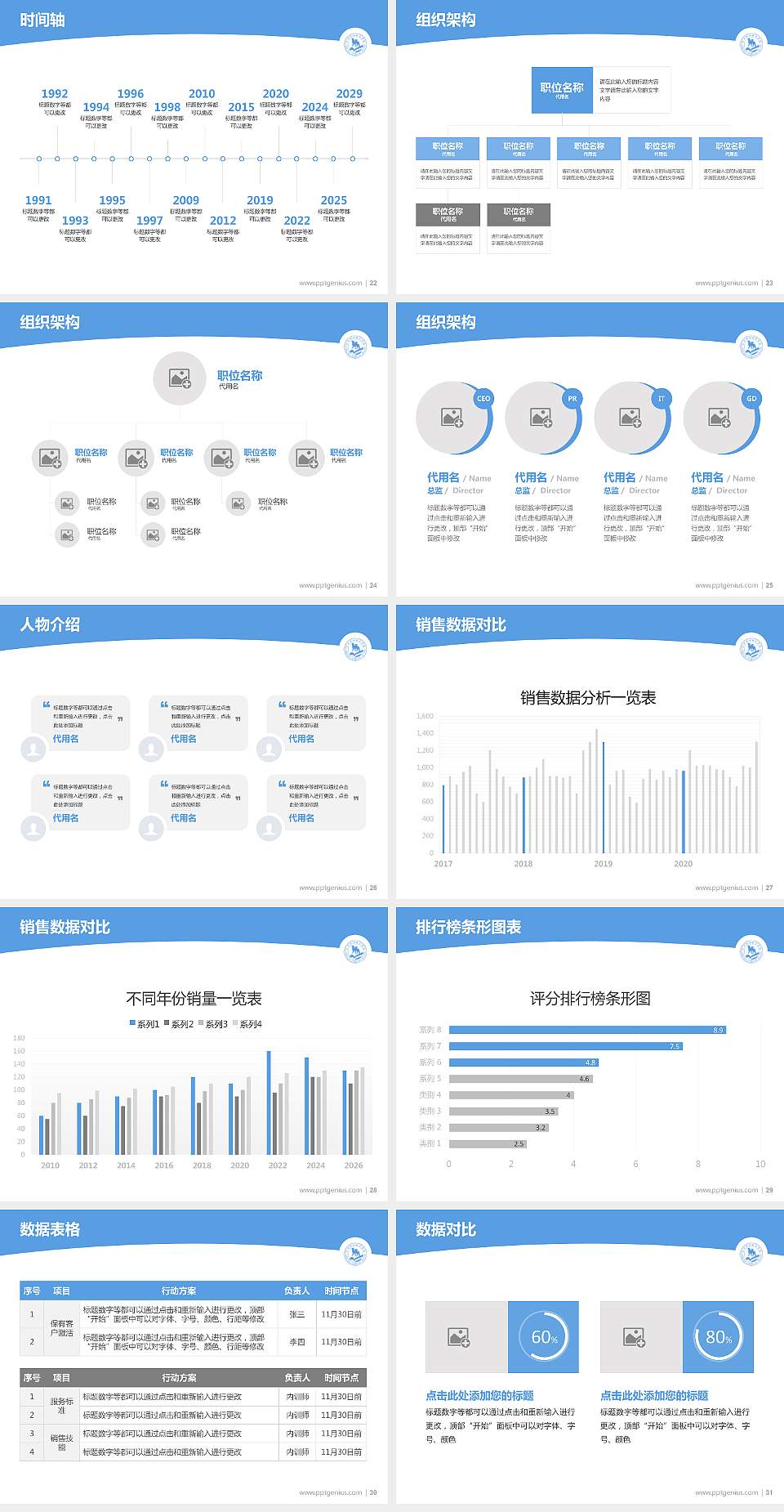 沧州职业技术学院学术汇报/学术交流研讨会通用PPT模板下载4:3格式幻灯片预览图4