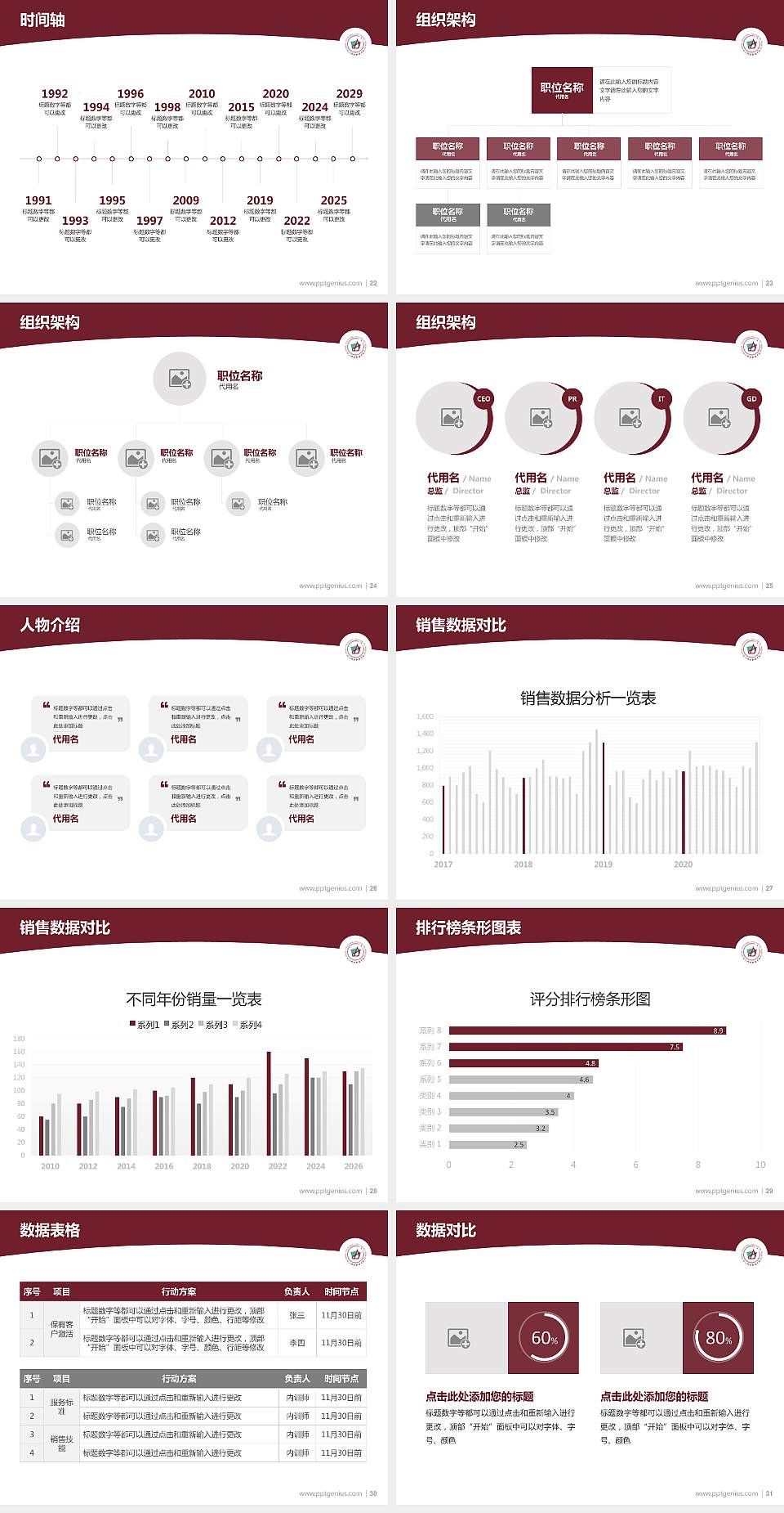 四川城市职业学院学术汇报/学术交流研讨会通用PPT模板下载4:3格式幻灯片预览图4