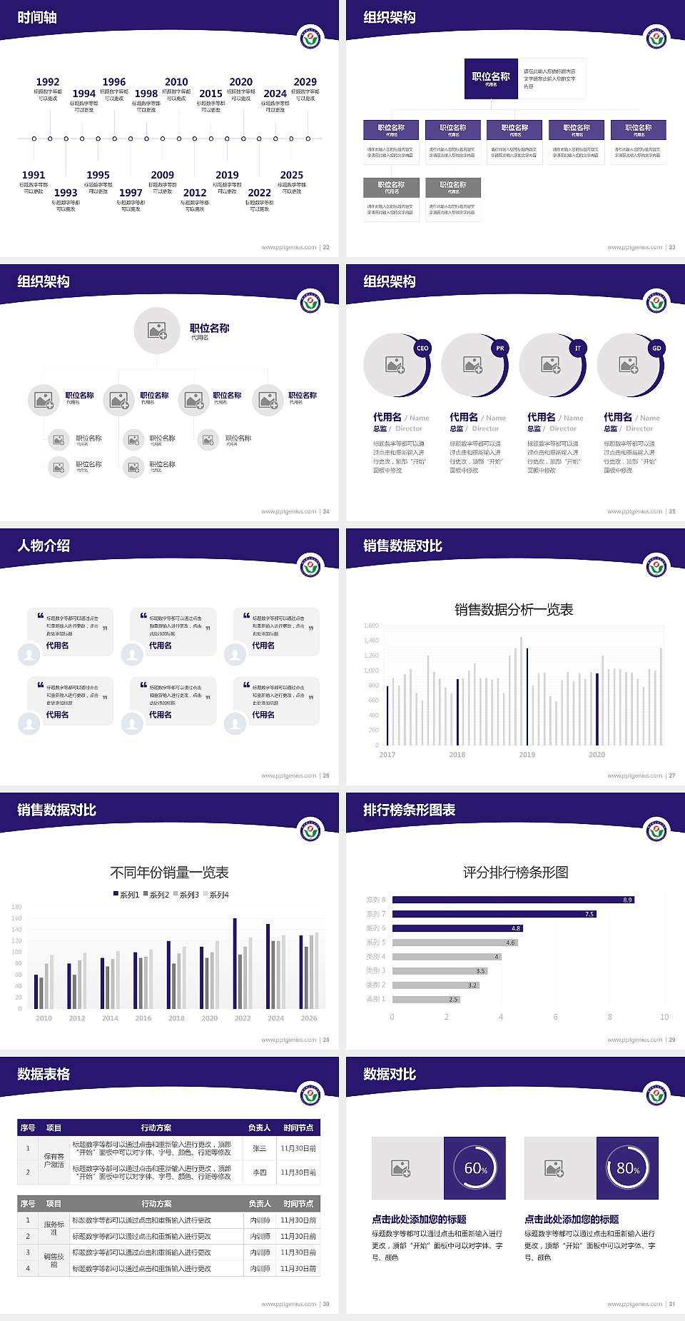 郑州理工职业学院学术汇报/学术交流研讨会通用PPT模板下载4:3格式幻灯片预览图4