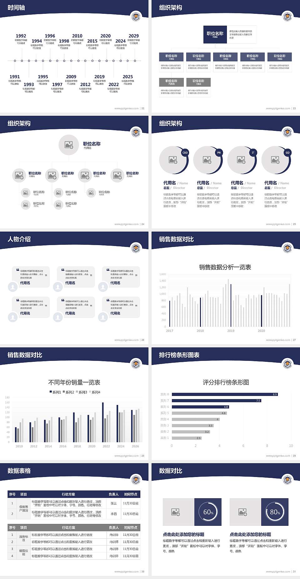 山东华宇工学院学术汇报/学术交流研讨会通用PPT模板下载4:3格式幻灯片预览图4